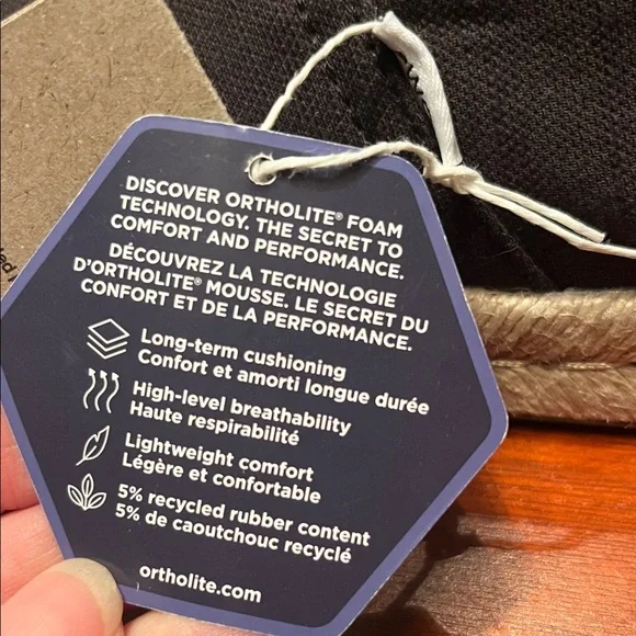 New Toms Black Canvas Slip-On Loafers - Picture 16 of 16